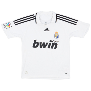 2008-09 Real Madrid Maillot domicile - 7/10 - (XL.Boys)