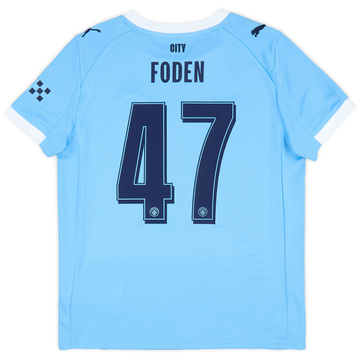 2025-26 Manchester City Maillot Domicile Foden #47 Enfant