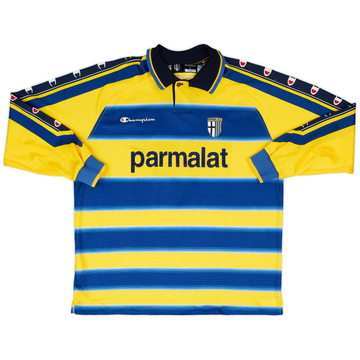 1999-00 Parma Maillot de match domicile ML #5