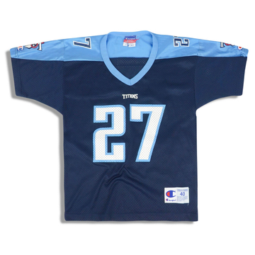 1999-00 Tennessee Titans George #27 Champion Maillot (Domicile) M