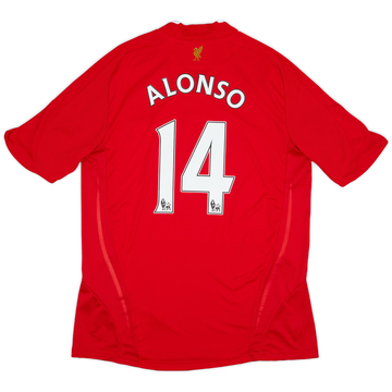2008-10 Liverpool Maillot Domicile Alonso #14 - 6/10 - (XL)