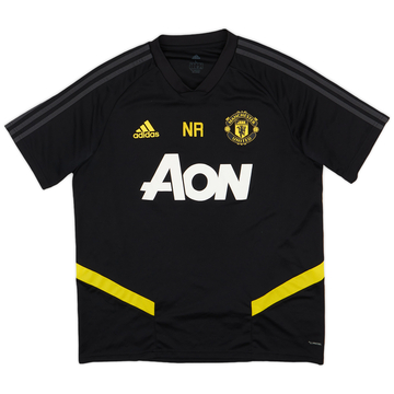 2019-20 Manchester United Maillot d'entraînement adidas édition staff 'NR' - 9/10 - (L)