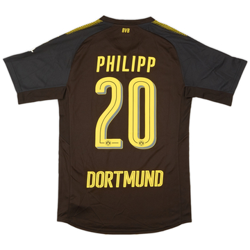 2017-18 Borussia Dortmund Maillot Authentique Extérieur Philipp #20 - 10/10 - (M)