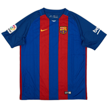 2016-17 Barcelona Maillot Domicile - 8/10 - (XL.Boys)