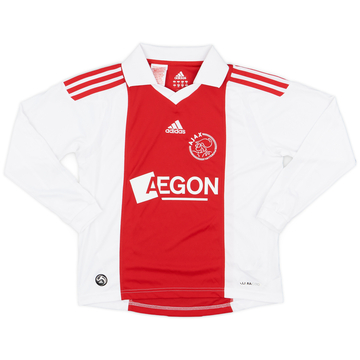 Maillot Domicile Manches Longues Ajax 2009-10 - 7/10 - S. Garçons