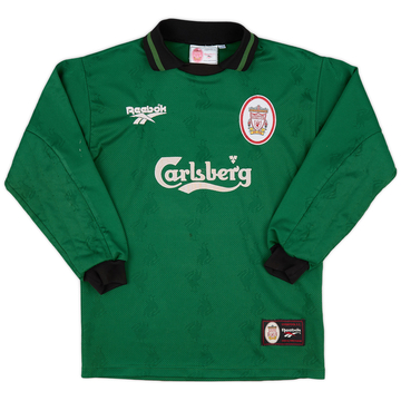 Maillot GK Liverpool 1996-97 - 6/10 - (Garçons L)