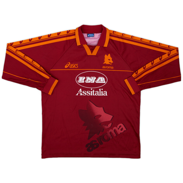 1995-96 Roma Maillot domicile manches longues - 8/10 - (Garçon L)