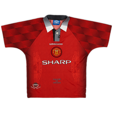 1996-98 Manchester United Maillot domicile - 8/10 - (Garçons L)