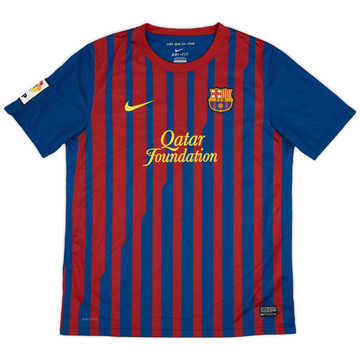 2011-12 Maillot domicile Barcelona - 8/10 - (XL.Boys)