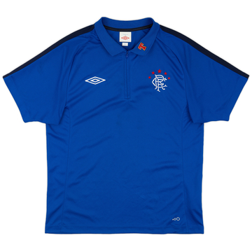 2010-11 Rangers Umbro Polo d'entraînement 1/4 Zip - 9/10 - (M)