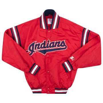 Blouson Starter Cleveland Indians en satin années 90 M