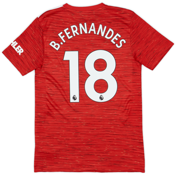 Maillot domicile Manchester United 2020-21 B.Fernandes #18 - 9/10 - (S)
