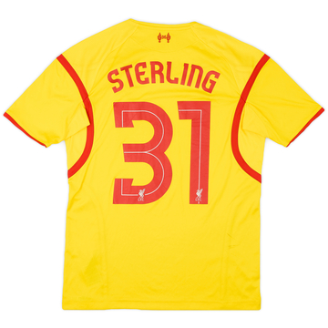 Maillot extérieur 2014-15 Liverpool Sterling #31 - 6/10 - (S)