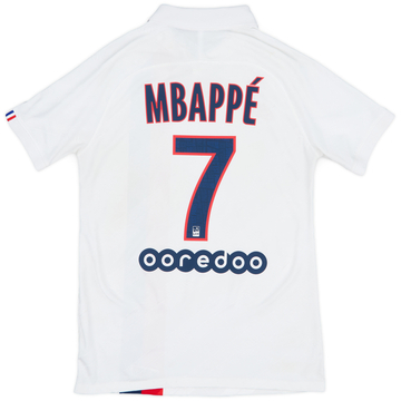 2019-20 Paris Saint-Germain Maillot Troisième Authentique Mbappe #7 - 9/10 - (S)