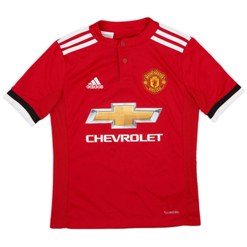 2017-18 Manchester United Maillot domicile - 8/10 - (S.Boys)