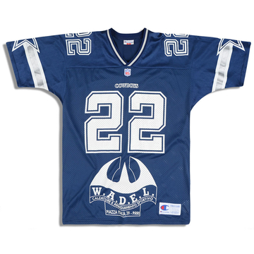 1996-00 Dallas Cowboys E. Smith #22 Maillot Champion Domicile S