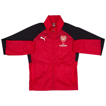 2017-18 Arsenal Puma Veste de pluie à capuche - 10/10 - (S)