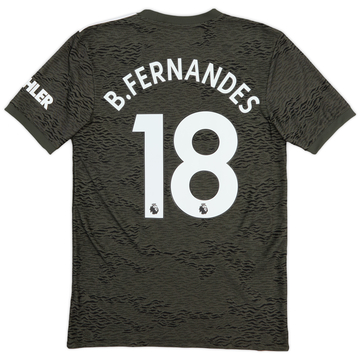 2020-21 Manchester United Maillot extérieur B.Fernandes #18 - 9/10 - (S)