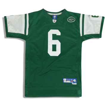 2009-11 New York Jets Sanchez #6 Maillot Reebok Premier (Domicile) Y