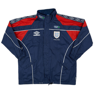 1995-97 England Umbro Veste de pluie à capuche - 9/10 - (L)