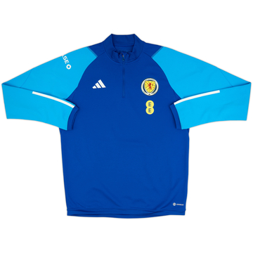 2023-24 Scotland Version joueur Haut d'entraînement quart de zip - Comme neuf