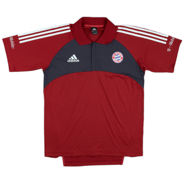 2002-03 Bayern Munich adidas 1/4 Zip Polo - 8/10 - (S)