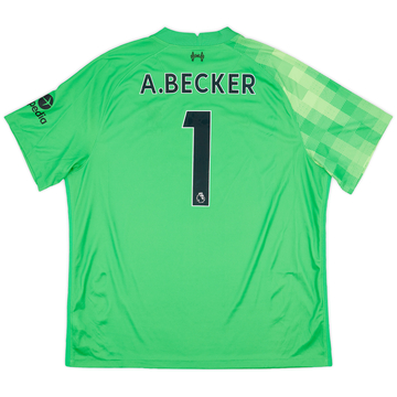 2021-22 Liverpool Maillot GK MC A.Becker #1 - 9/10 - (XXL)