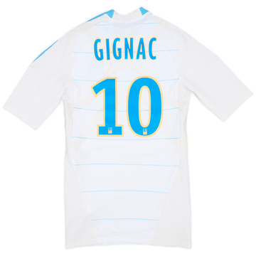 2010-11 Olympique Marseille maillot domicile TechFit version joueur Gignac #10 - 9/10 - (M)