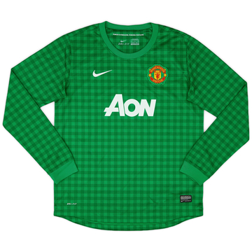 2012-13 Manchester United Maillot GK - 8/10 - (XL.Boys)