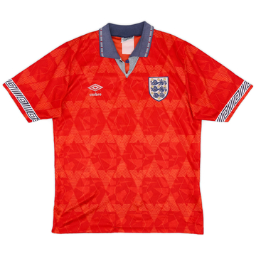 1990-93 England Maillot extérieur - 5/10 - (S)