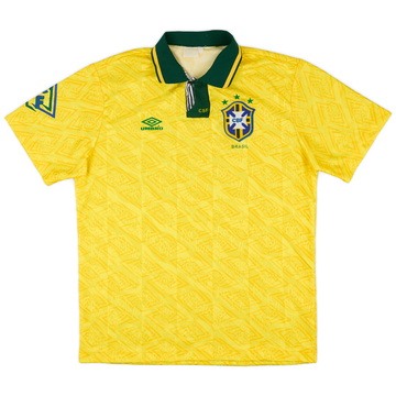 Maillot Domicile Brésil 1991-93 - 6/10 - (L)