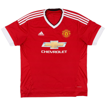 2015-16 Manchester United Maillot Domicile - 5/10 - (XL)