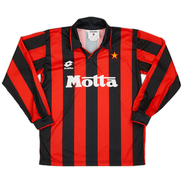 1993-94 AC Milan Maillot Domicile ML - 9/10 - (S)
