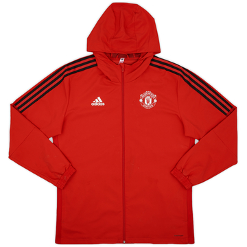 2021-22 Manchester United adidas Veste de survêtement à capuche - 7/10 - (L)