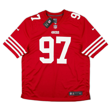 2021-23 San Francisco 49ers Bosa #97 Nike maillot de match (Domicile) XL - Neuf avec étiquettes