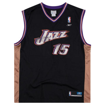 2002-04 Utah Jazz Harpring #15 Maillot Reebok (Alternatif) XL