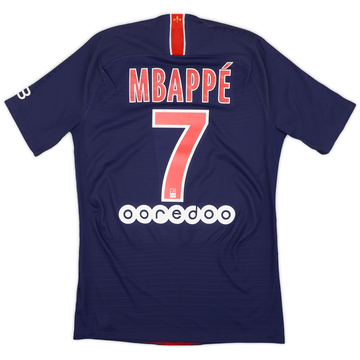 2018-19 Paris Saint-Germain Maillot Domicile Authentique Mbappe #7 - 9/10 - (S)