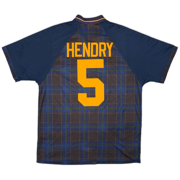 1994-96 Scotland Maillot Domicile Hendry #5 - 8/10 - (XL)