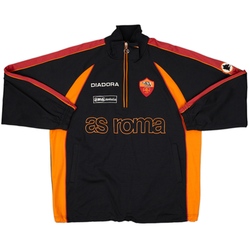 1998-99 Roma Diadora Haut d'entraînement 1/4 Zip - 8/10 - (XXL)