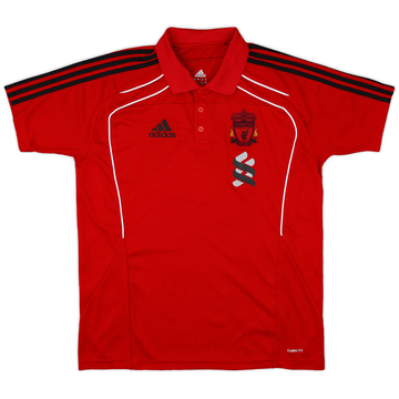 2010-11 Liverpool adidas Polo - 9/10 - (L)