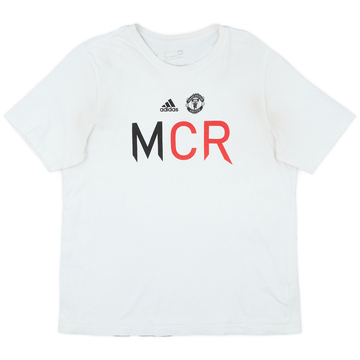 2021-22 Manchester United adidas T-shirt loisir - 7/10 - (L)