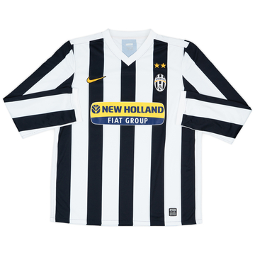 2009-10 Juventus Maillot Domicile ML de match #6
