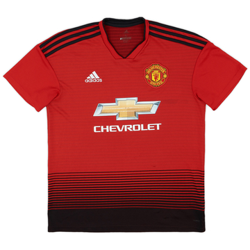 2018-19 Manchester United Maillot Domicile - 7/10 - (M)