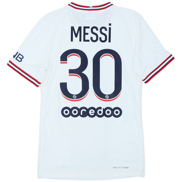 2021-22 Paris Saint-Germain Maillot Authentique Quatrième Messi #30 - 10/10 - (XS)