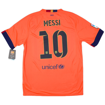 2014-15 Barcelona Maillot extérieur Messi #10 (L)