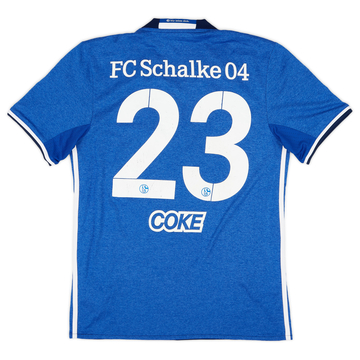 2016-18 Schalke Maillot Domicile Coke #23 - état 6/10 - (S)