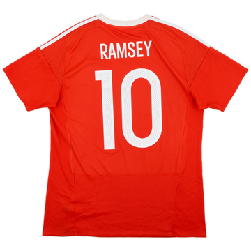 2016-17 Wales Maillot Domicile Ramsey #10 - 6/10 - (M)