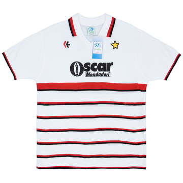 1984-85 AC Milan RollyGo Réédition Maillot extérieur #6 (Baresi)