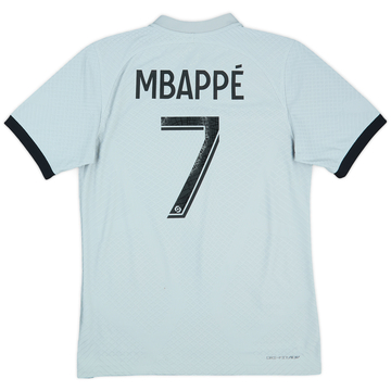 2022-23 Paris Saint-Germain Maillot authentique extérieur Mbappe #7 - 8/10 - (S)