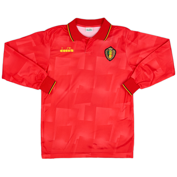 1992-94 Belgium Maillot Domicile ML - 8/10 - (S)